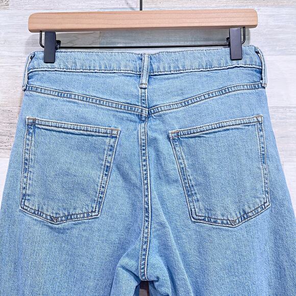 GAP Teen Relaxed Taper Jeans Blue Light Wash Stretch Denim Casual Boys 20 28x28 - Picture 4 of 9